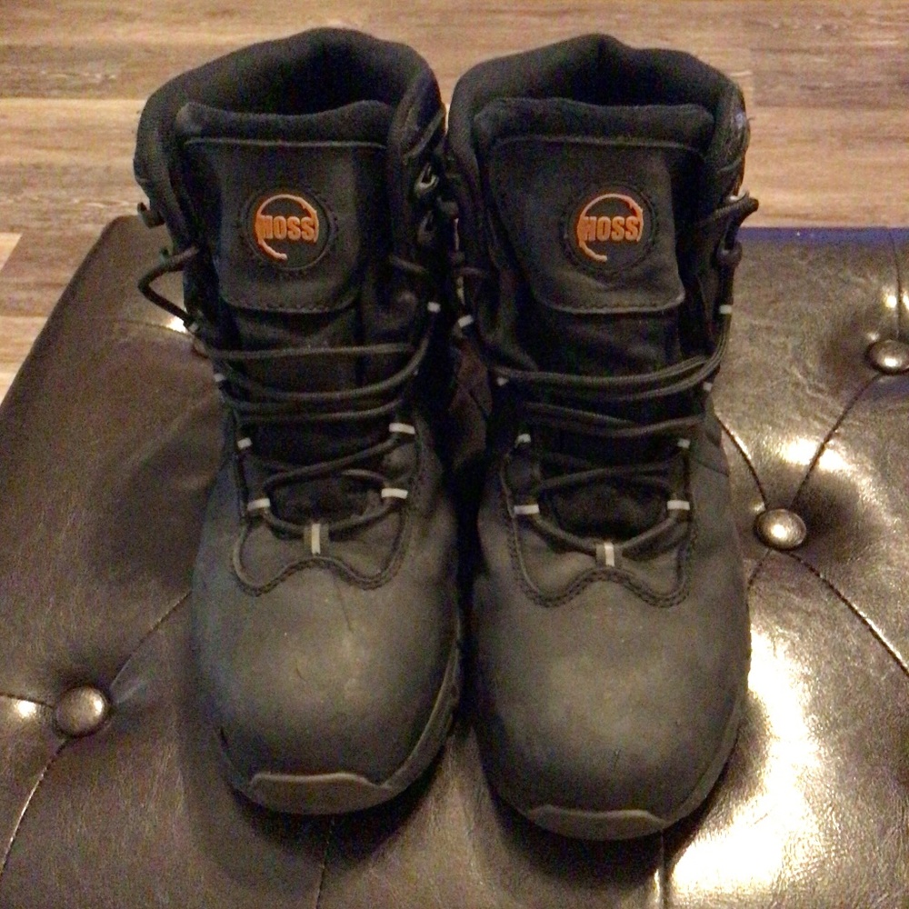 Hoss Steel Toe Boots with Inserts